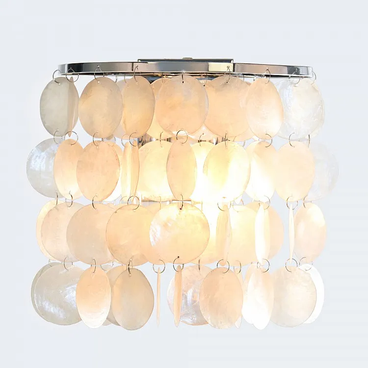 Бра Eurosvet Sandra 60084/2 хром/перламутр