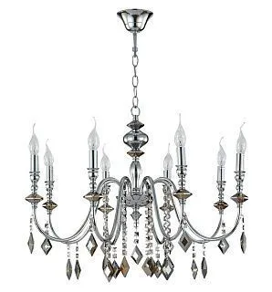 Люстра Crystal Lux MERCEDES SP8 CHROME/SMOKE