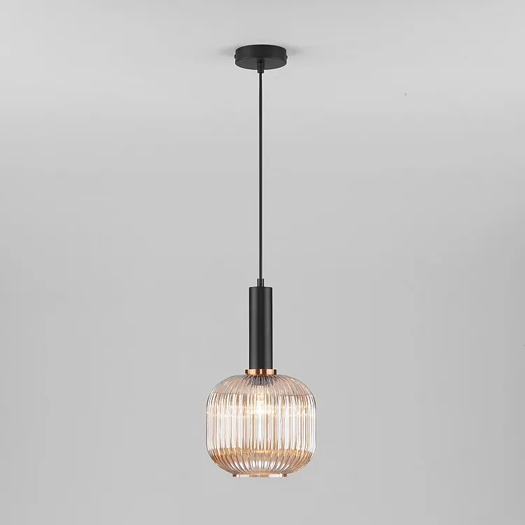 Светильник подвесной Eurosvet Bravo 50182/1 янтарь