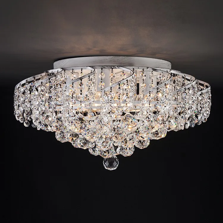 Светильник потолочный Eurosvet Charm 16017/9 белый с серебром