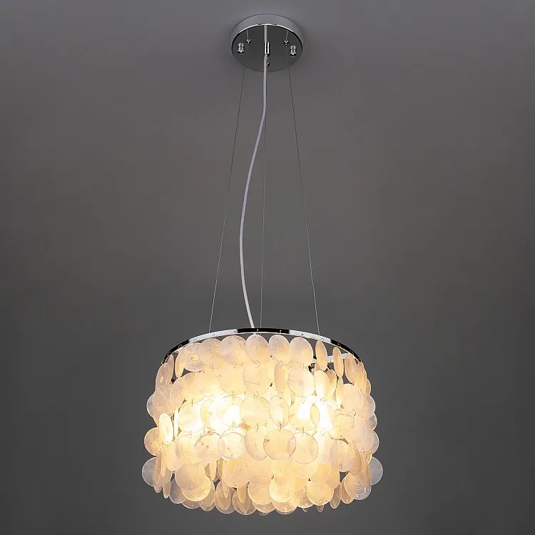 Светильник подвесной Eurosvet Sandra 60005/3 хром / перламутр