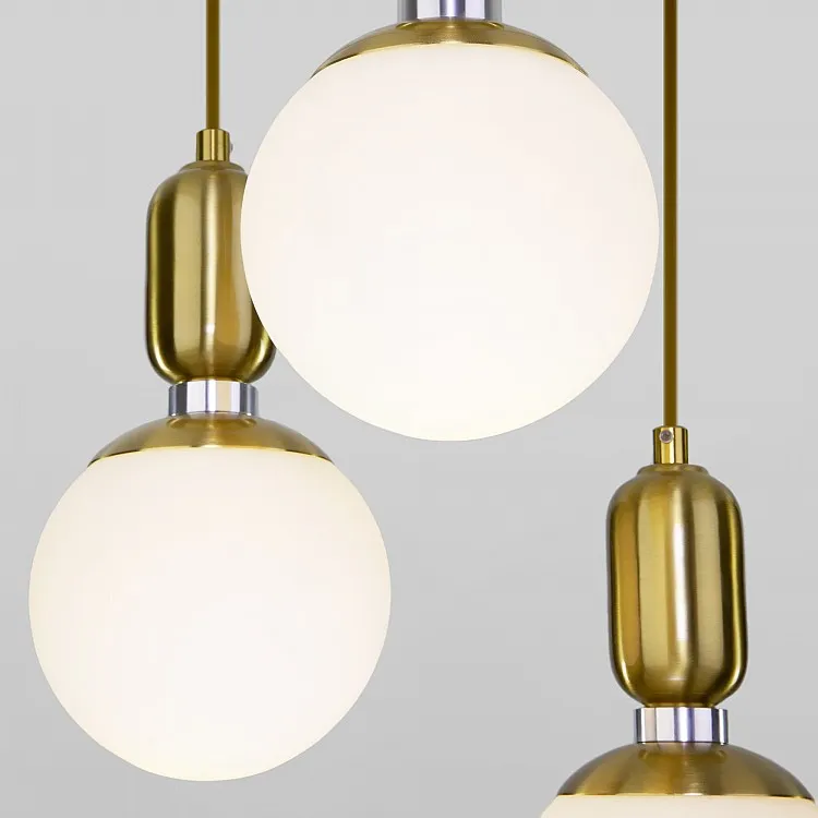 Светильник подвесной Eurosvet Bubble 50151/3 латунь