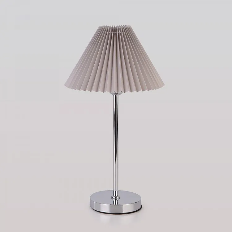 Настольная лампа Eurosvet Peony 01132/1 хром/серый