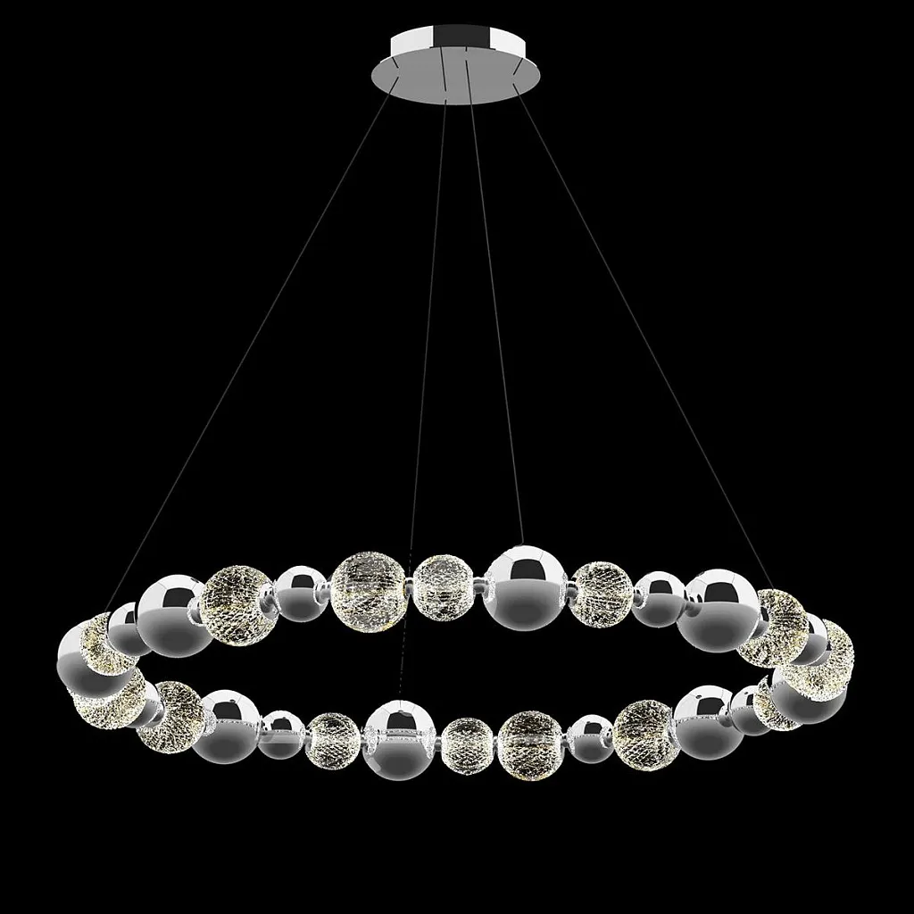 Люстра подвесная Delight Collection Elliot Diamante MD21001002-1F chrome