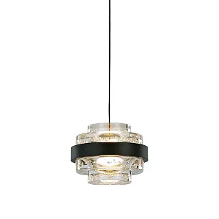 Светильник подвесной Delight Collection Indiana MD22030002-1A black/clear