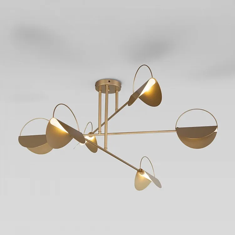 Люстра потолочная на штанге Eurosvet Grazia 70148/6 золото