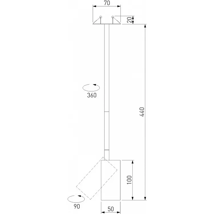 Светильник точечный Elektrostandard Drop 50242 LED
