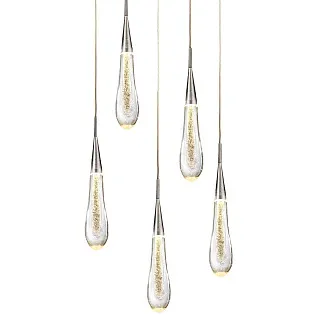 Светильник подвесной Delight Collection Pour MD-023B-5 chrome