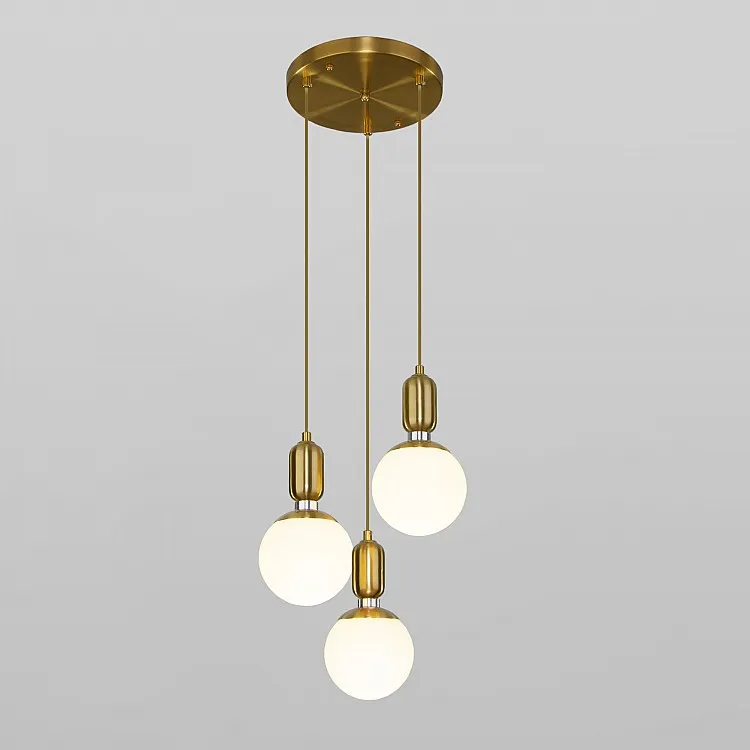 Светильник подвесной Eurosvet Bubble 50151/3 латунь