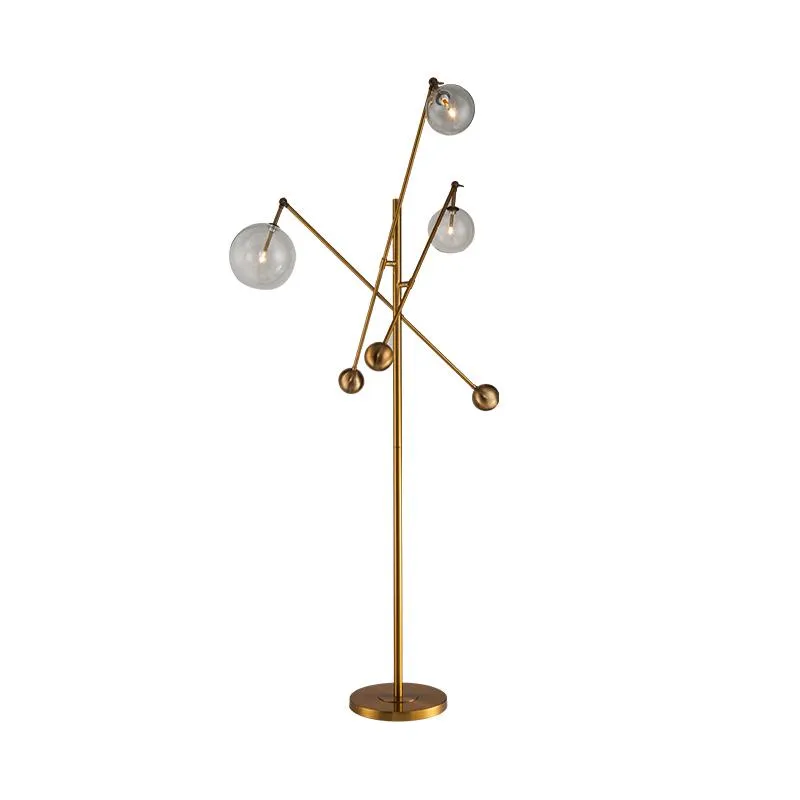 Торшер Delight Collection Globe Mobile KG0965F-3 brass