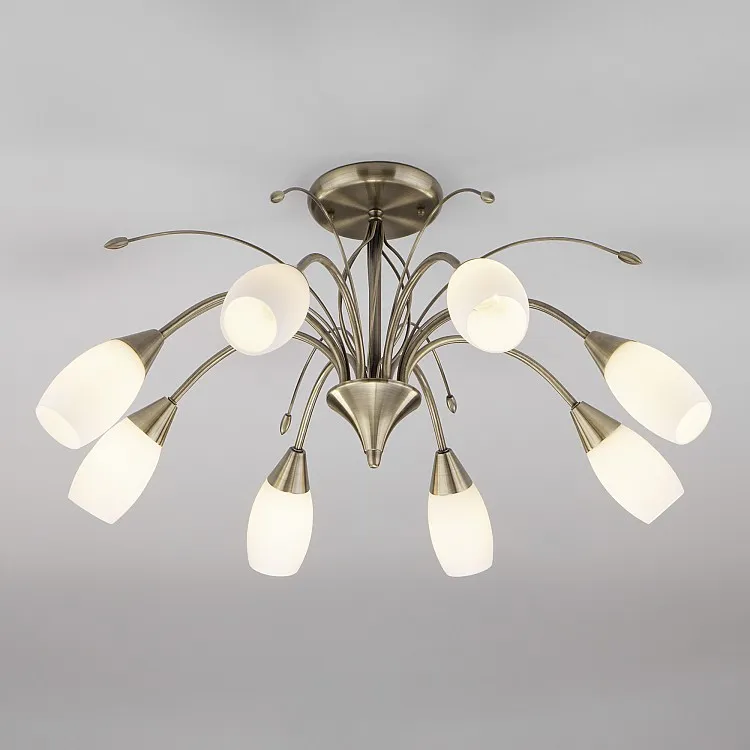 Светильник потолочный Eurosvet Ginevra 30280/8 античная бронза