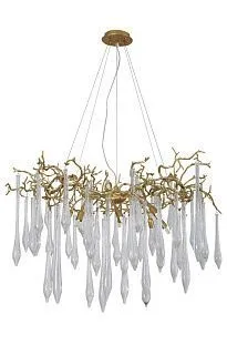 Люстра Crystal Lux REINA SP8 D1000 GOLD PEARL