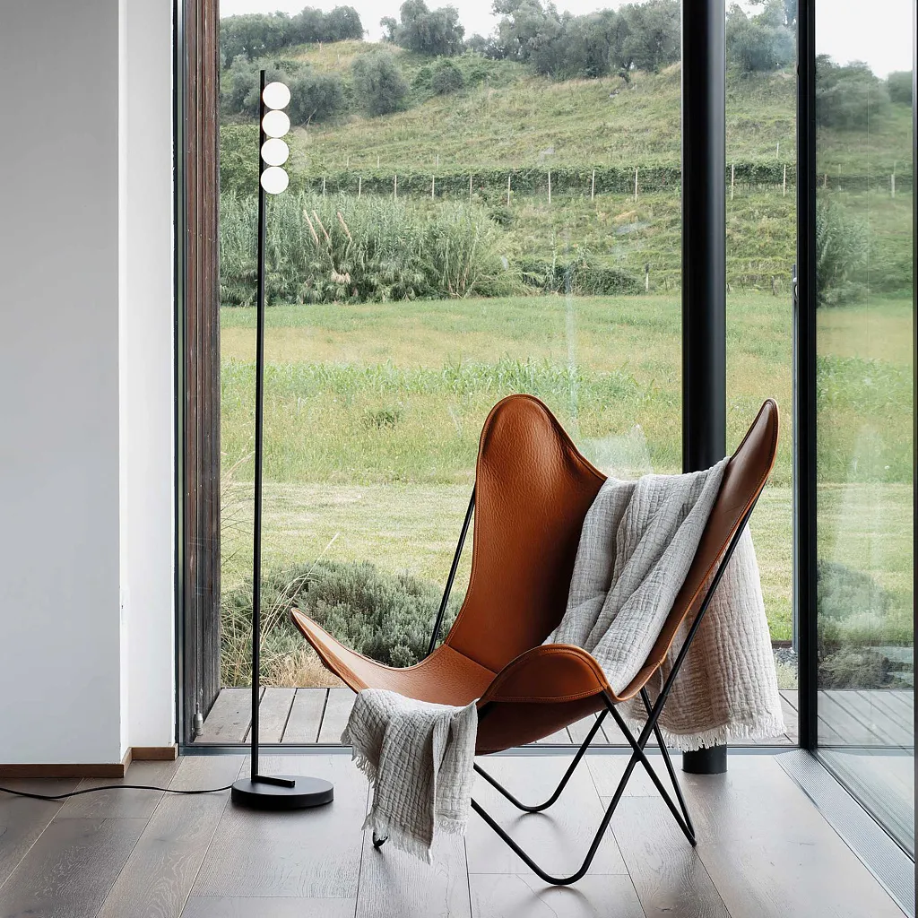 Торшер Ideal Lux Ping Pong PT4 Nero 313313