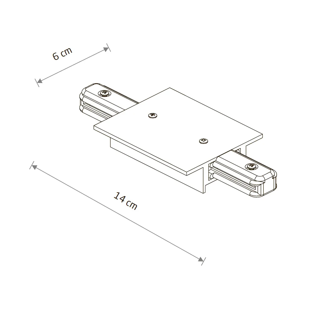 Коннектор прямой Nowodvorski Profile 10227