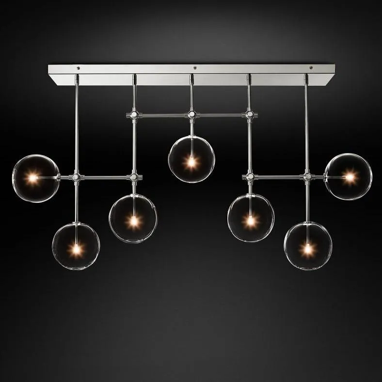 Люстра потолочная Delight Collection Globe Mobile KG0835P-7A chrome