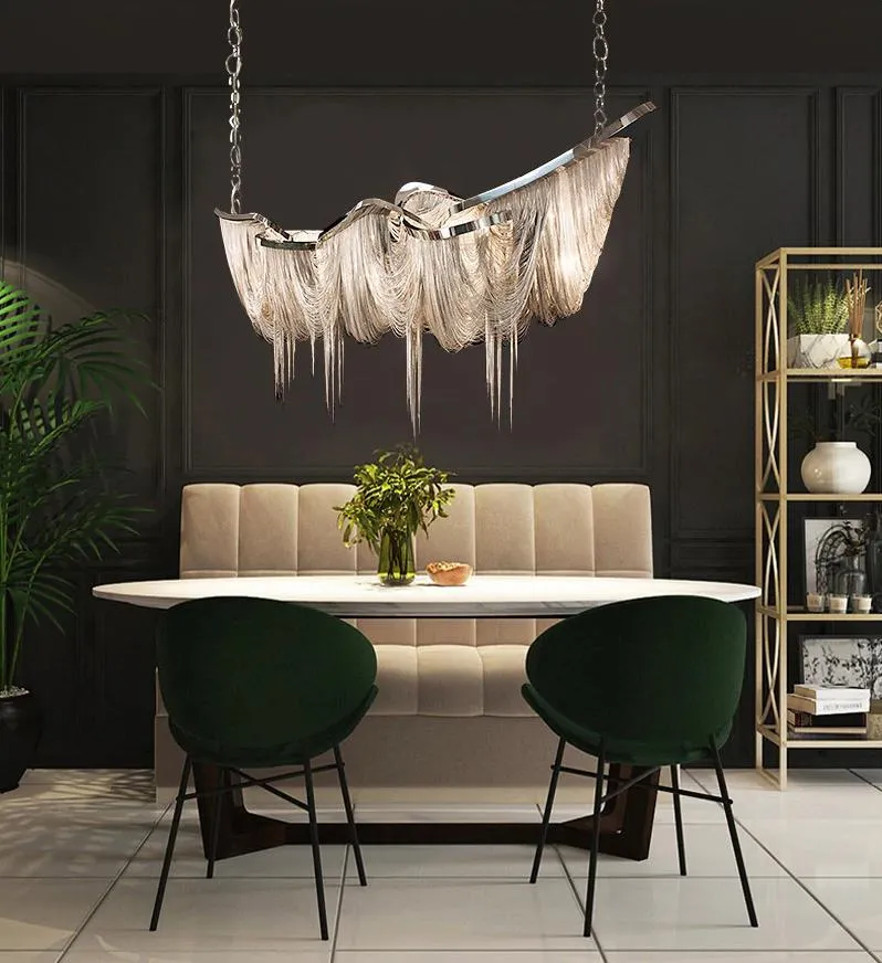 Люстра подвесная Delight Collection Stream AC3029-16 silver