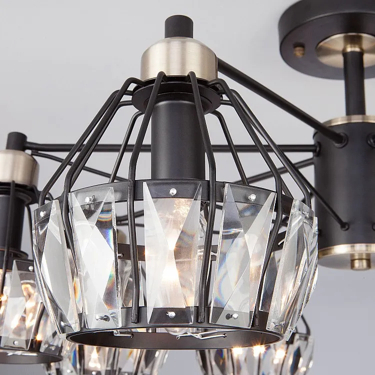 Светильник потолочный Eurosvet Lord 70075/8 черный