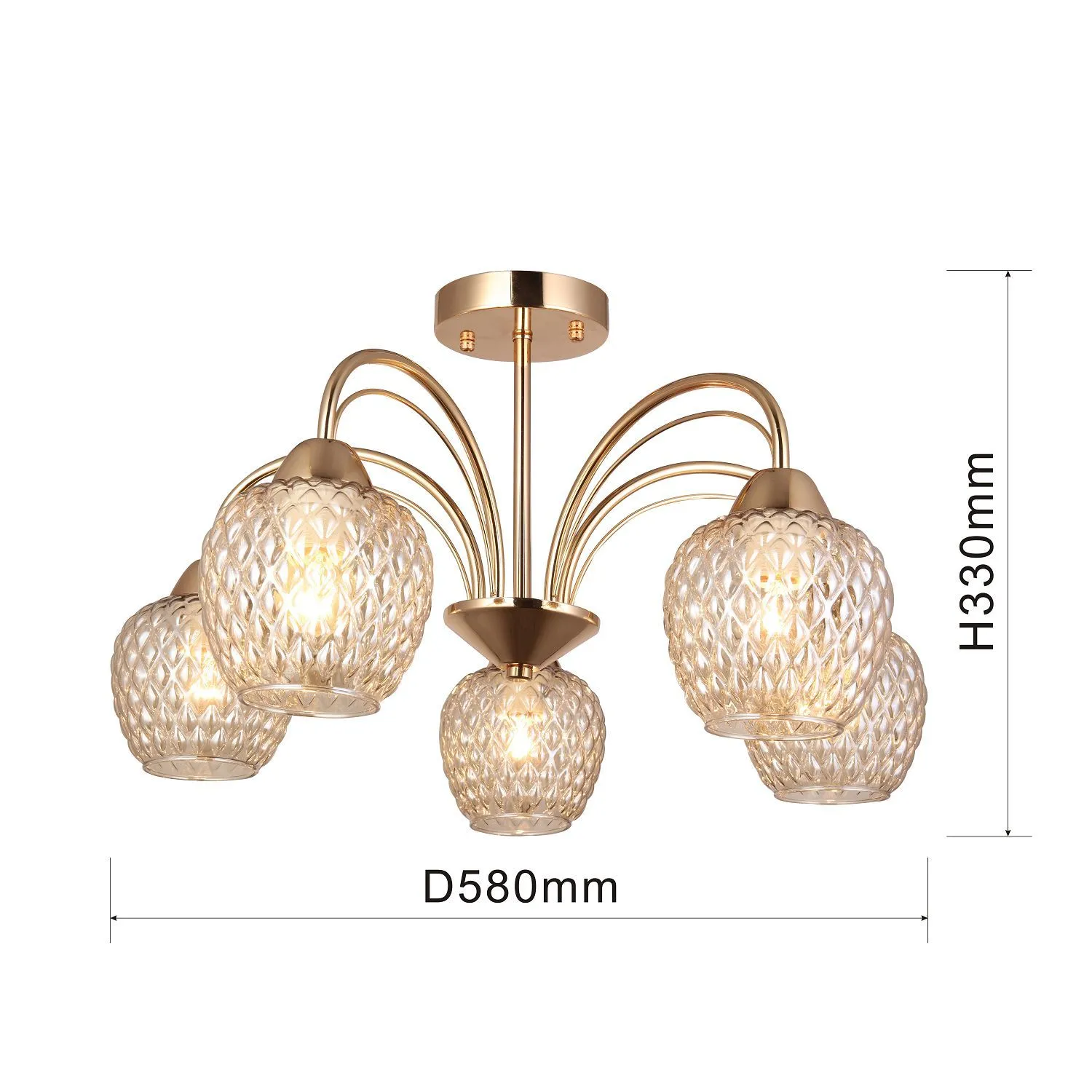 Люстра потолочная F-Promo OLIMP 2541-5U