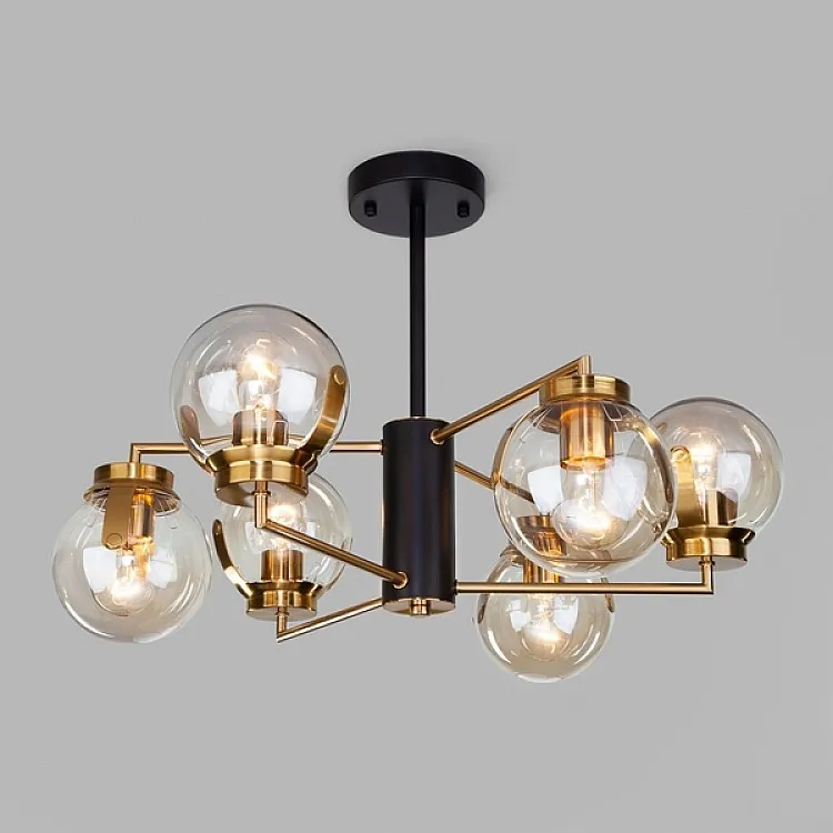 Светильник потолочный Eurosvet Creek 70118/6 черный