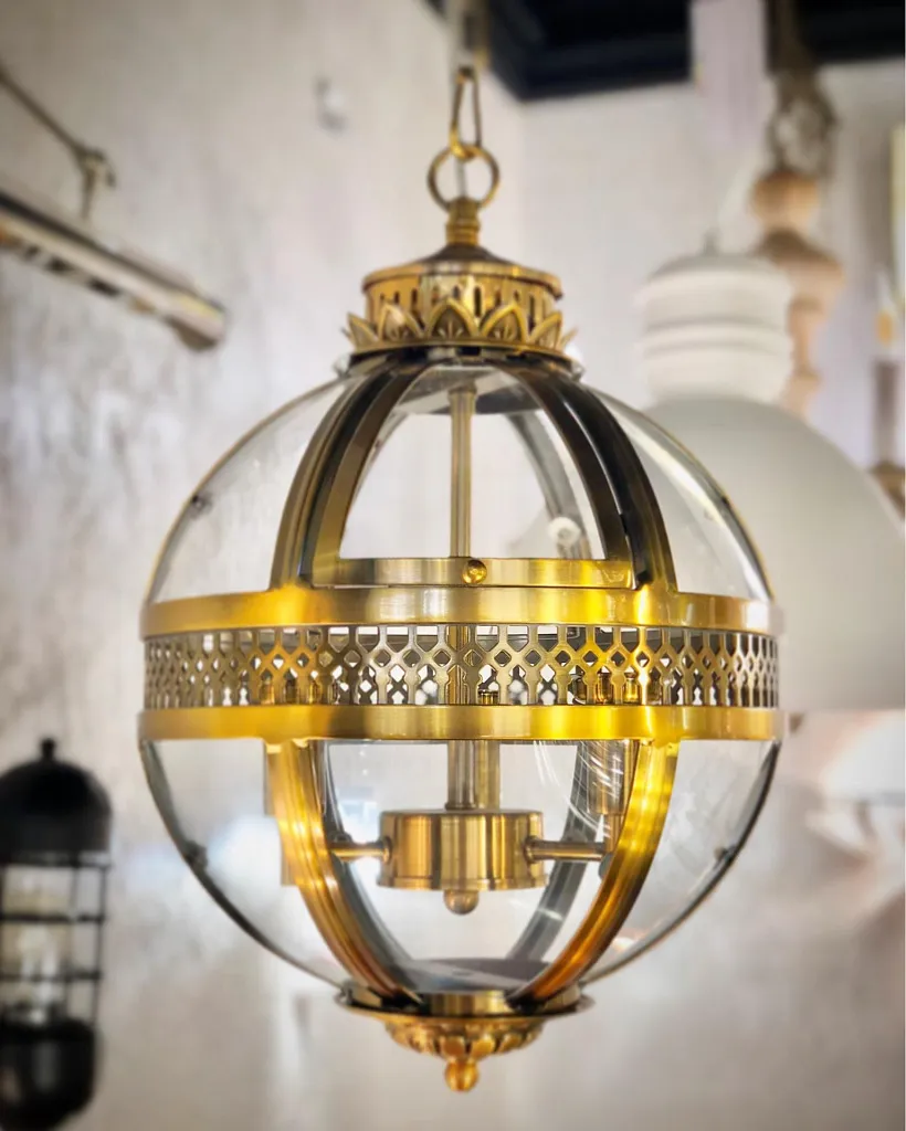 Люстра подвесная Delight Collection Residential KM0115P-3S brass