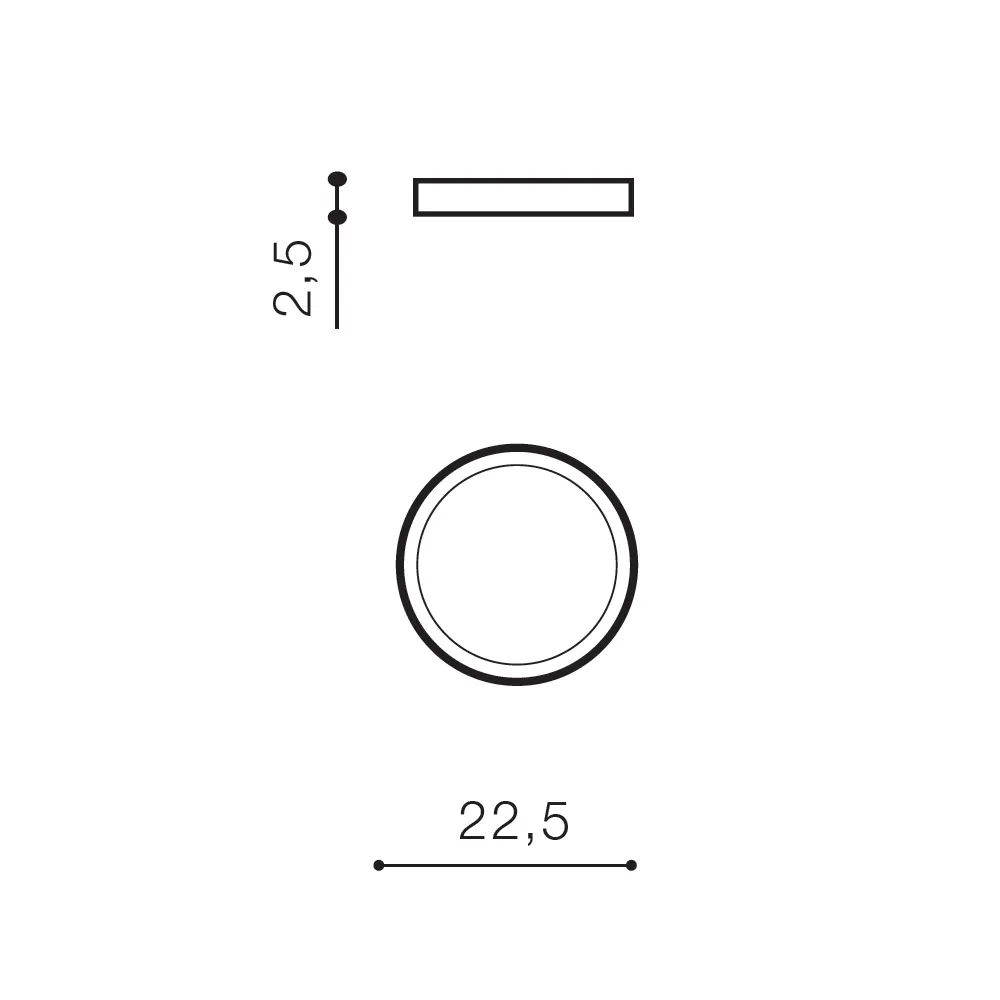 Светильник потолочный Azzardo Malta R 23 AZ4240