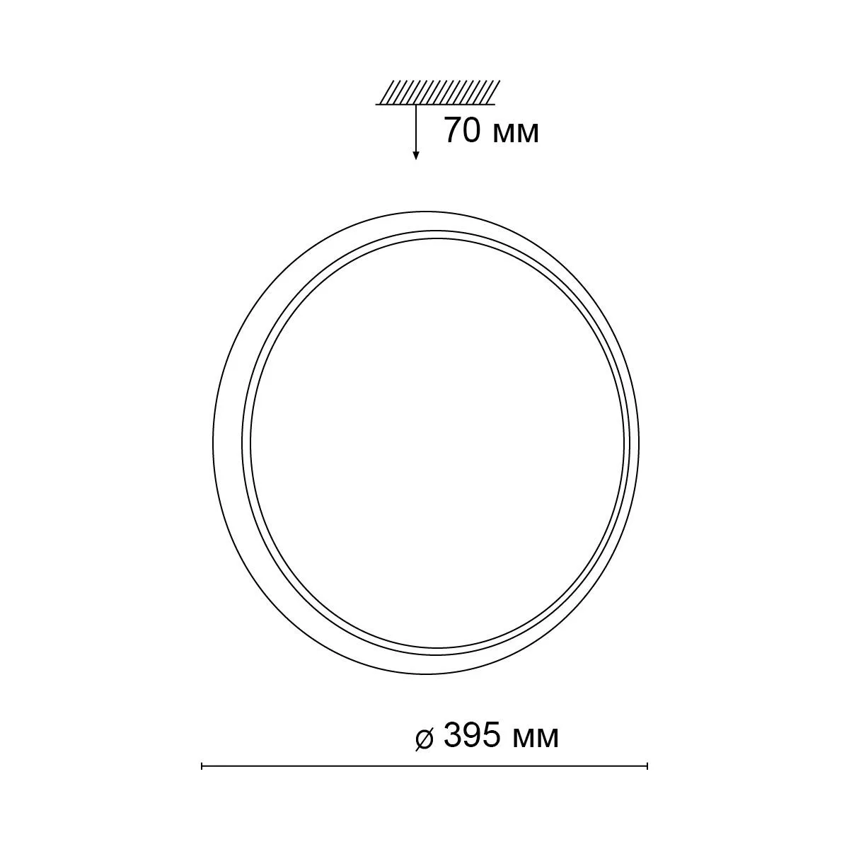 Светильник настенно-потолочный Sonex Yuki 3062/36L