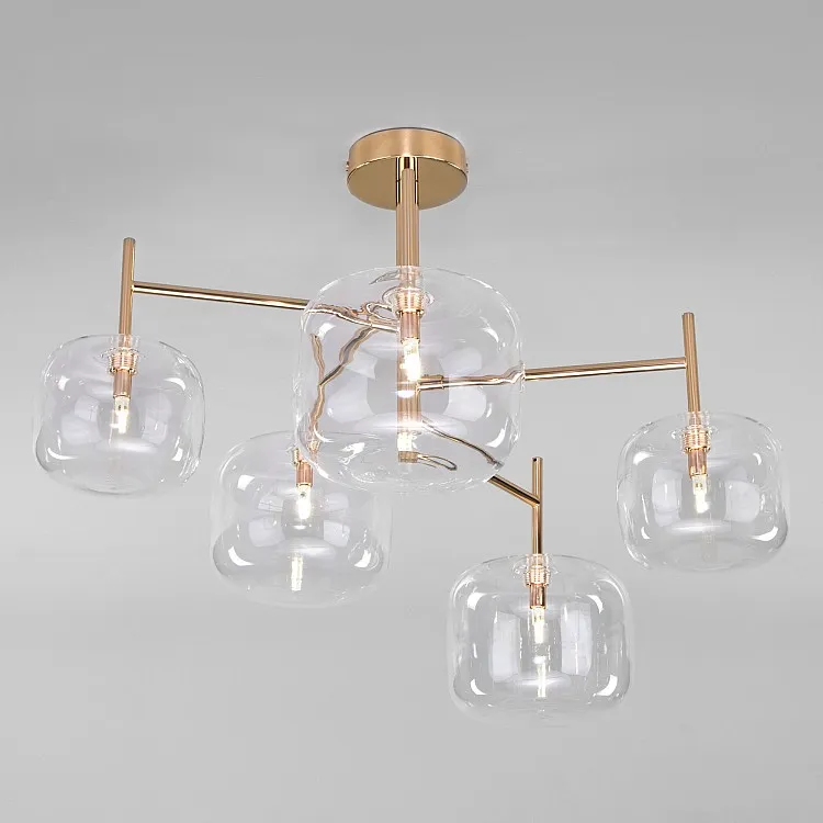 Светильник потолочный Eurosvet Jar 70128/5 золото