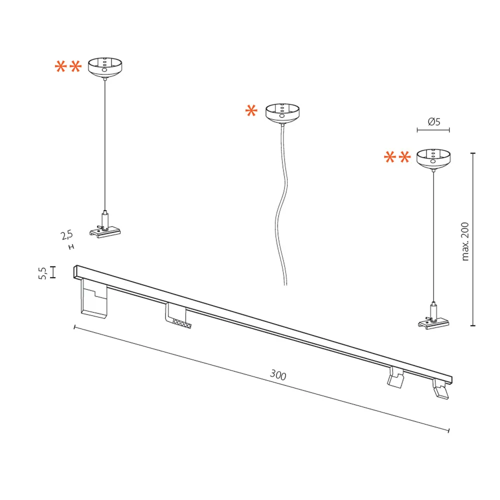 Светильник трековый Azzardo Track Magnetic AZ4822