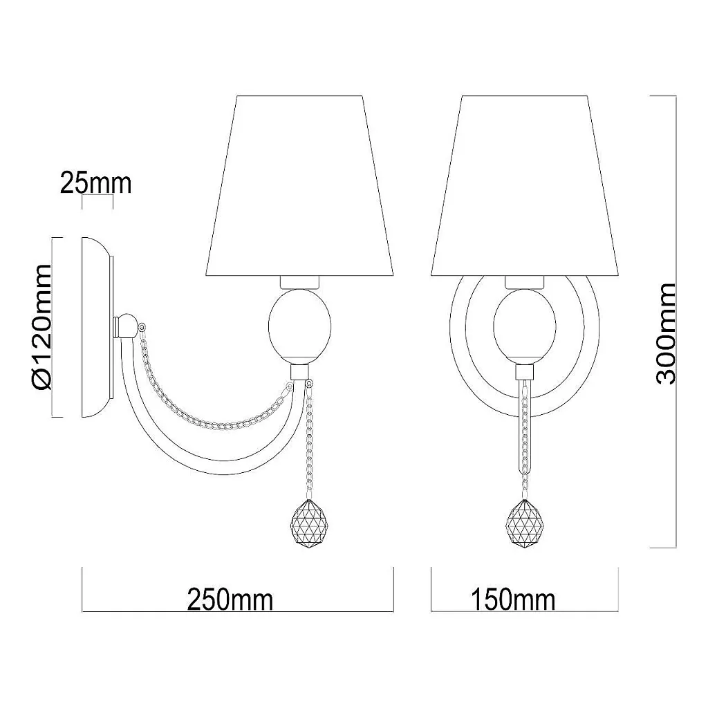 Бра MW-Light Федерика 684021701