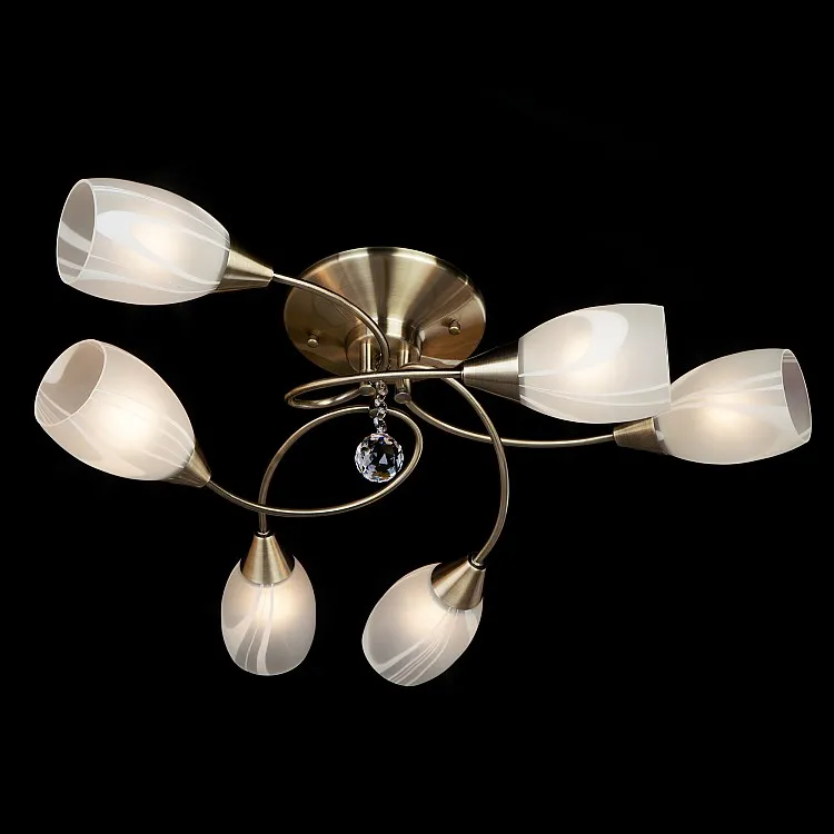 Светильник потолочный Eurosvet Virginia 2275/6 античная бронза