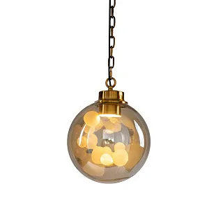 Светильник подвесной Delight Collection Soap KG1148P brass/amber