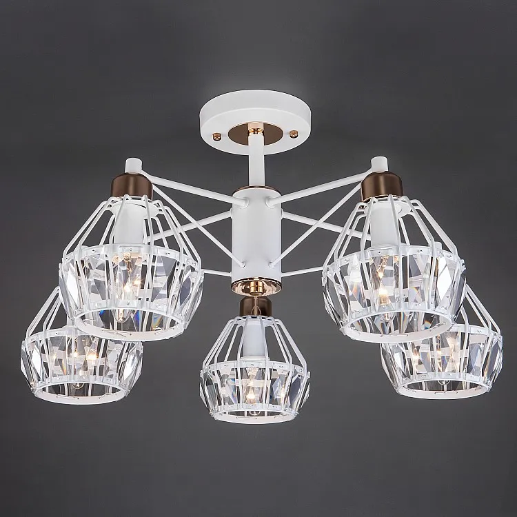 Светильник потолочный Eurosvet Lord 70075/5 белый