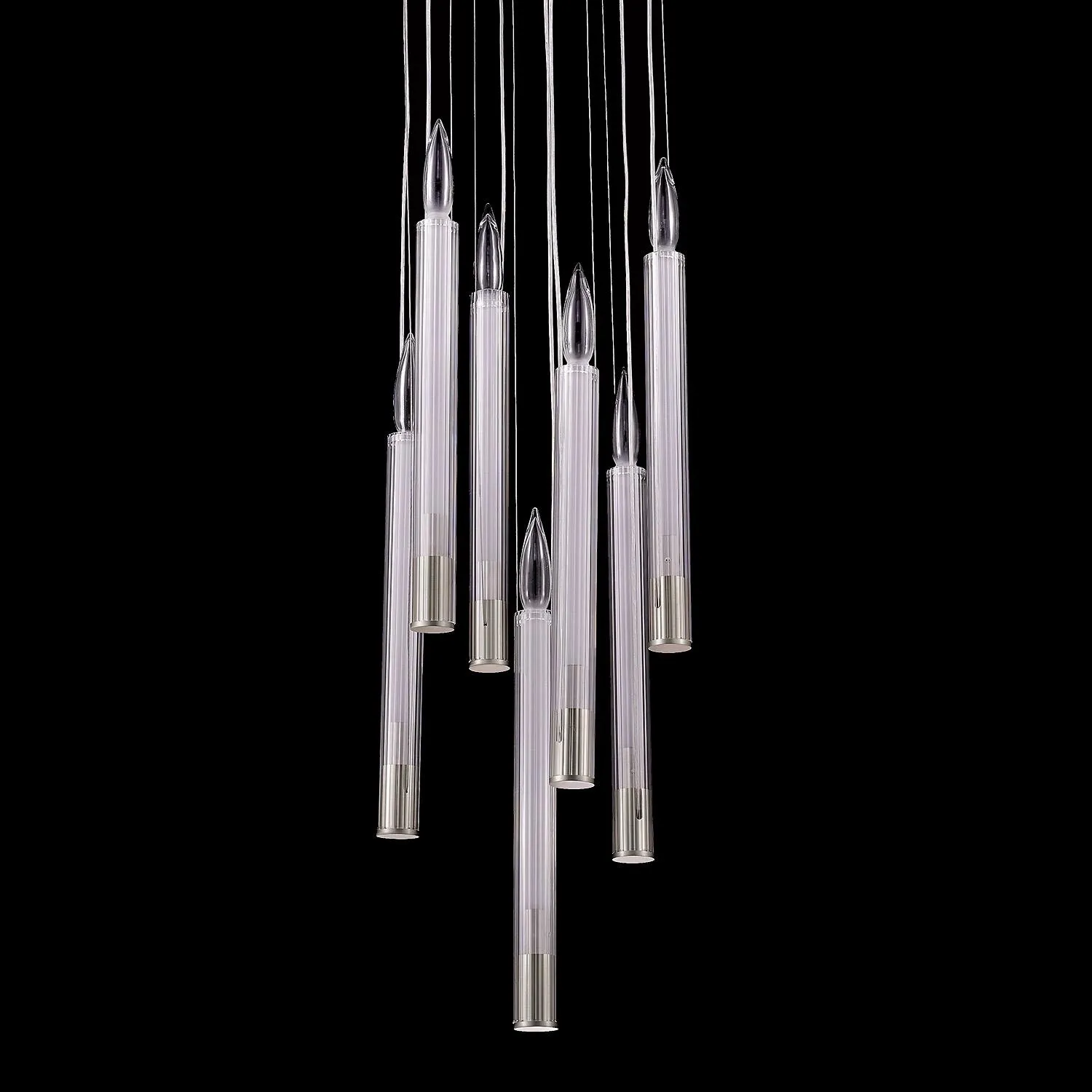 Светильник подвесной Delight Collection Candle P68094-7 chrome