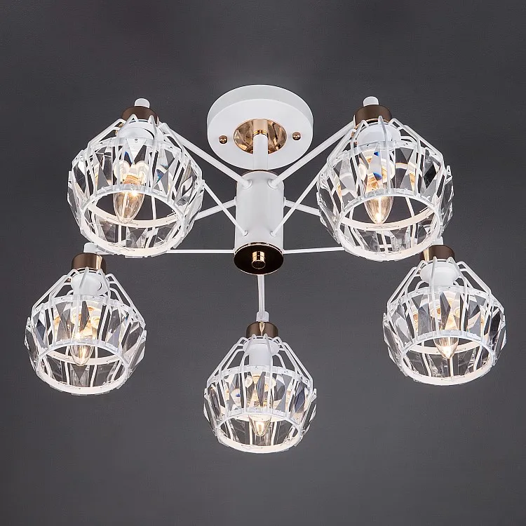 Светильник потолочный Eurosvet Lord 70075/5 белый