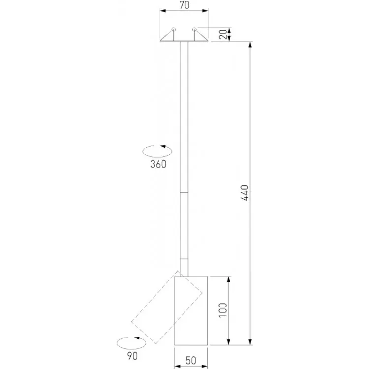 Светильник точечный Elektrostandard Drop 50242 LED