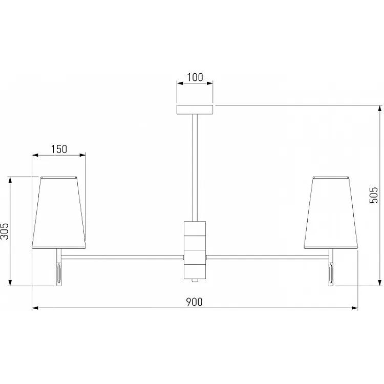 Люстра потолочная на штанге Eurosvet Milazzo 60137/8 хром