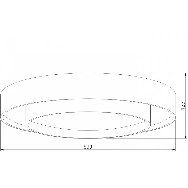 Светильник потолочный Eurosvet Force 90274/2 серый Smart