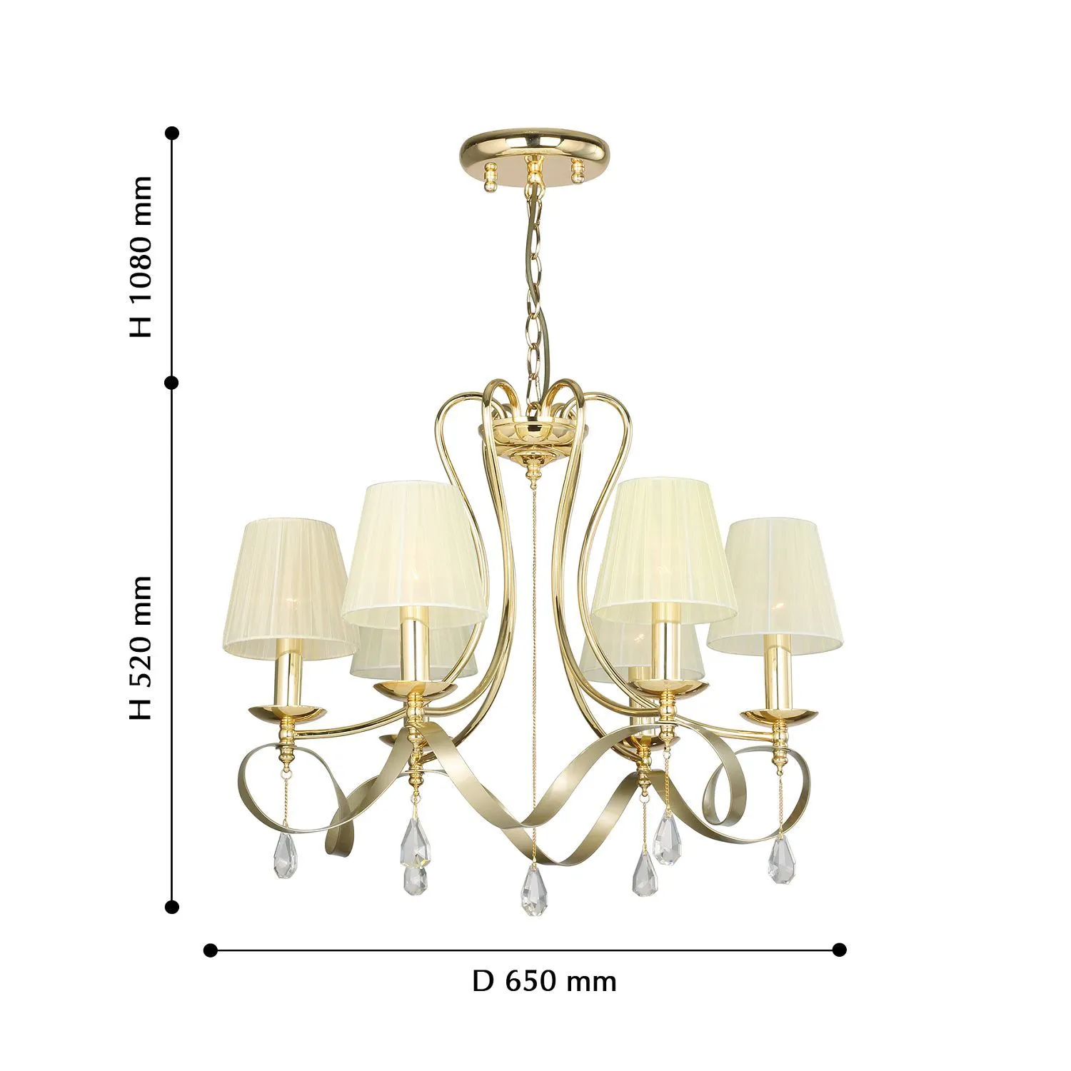 Люстра подвесная Favourite AMABILIS 2596-6P