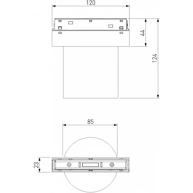 Светильник трековый Elektrostandard Slim Magnetic 85053/01