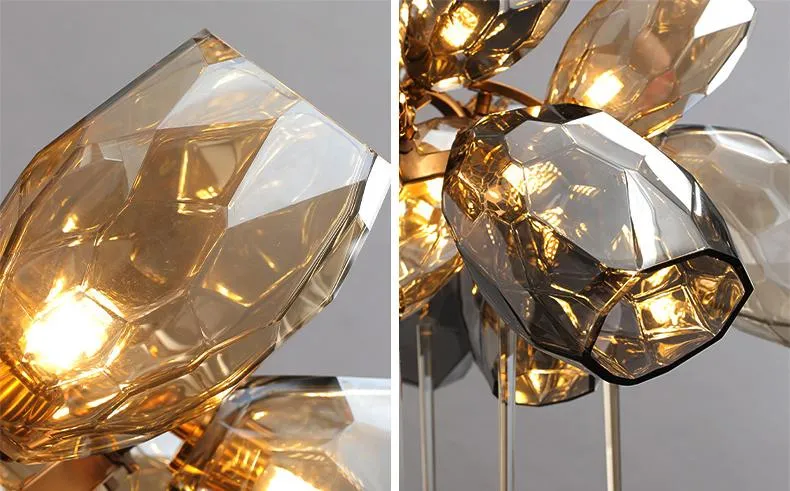 Люстра подвесная Delight Collection Britannica 8898P/BL gold/smoky