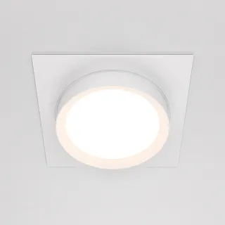 Встраиваемый светильник Maytoni Hoop DL086-GX53-SQ-W