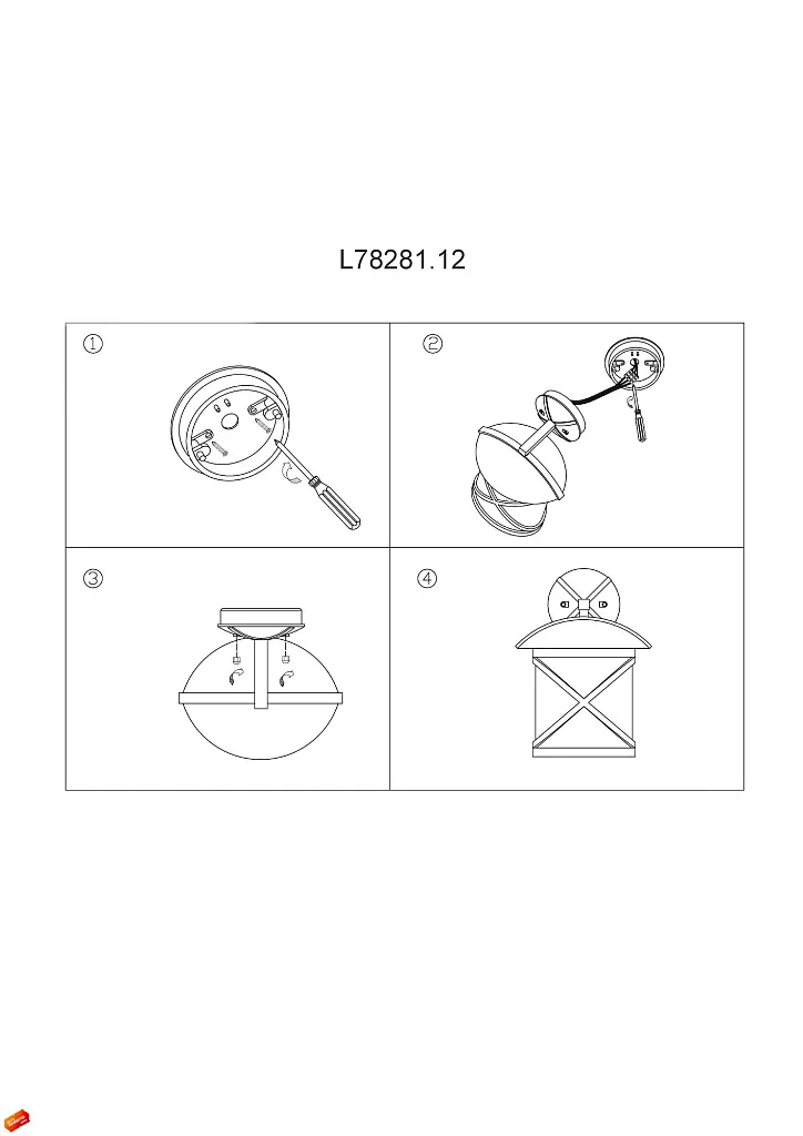 Светильник уличный настенный L'Arte Luce Otella L78281.12