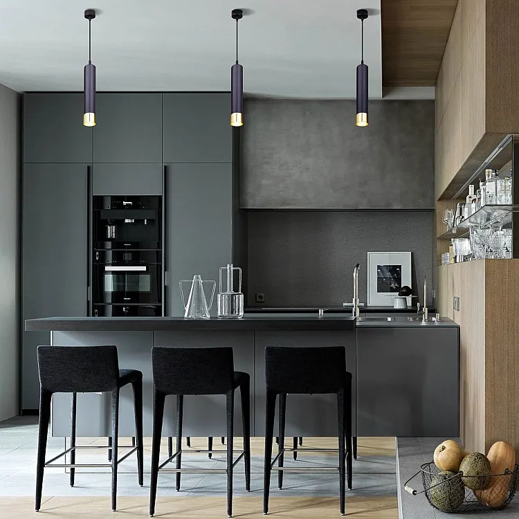 Светильник подвесной Eurosvet DLN106/DLN107 107 GU10 черный/золото