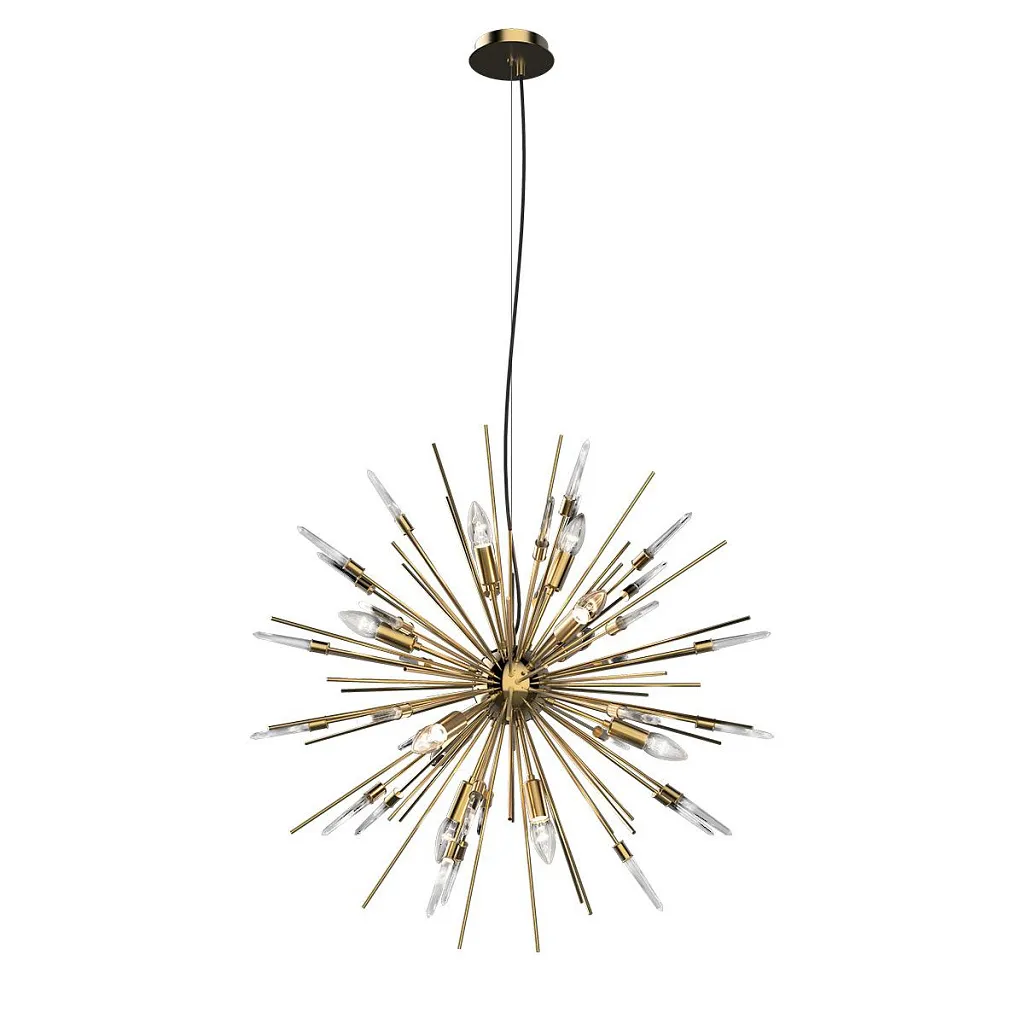 Люстра подвесная Delight Collection Boivin MD2094-12A gold/rock crystal