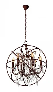 Люстра подвесная Loft it Foucaults Orb Crystal LOFT1897/6