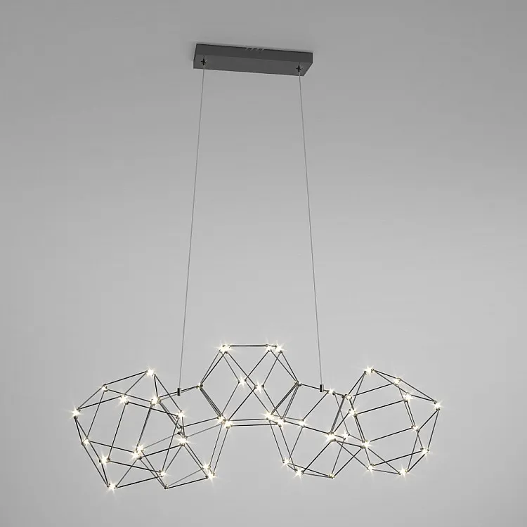 Светильник подвесной Eurosvet Uma 90168/5 черный жемчуг