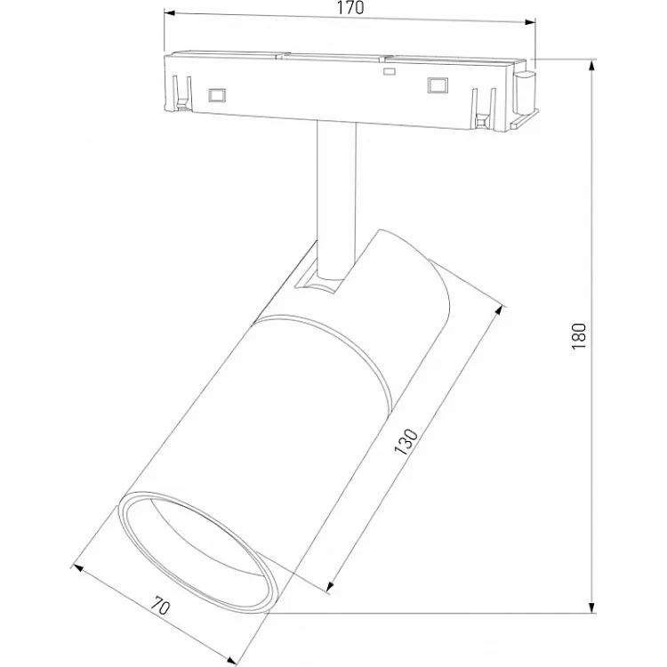 Светильник трековый Elektrostandard Slim Magnetic 85013/01