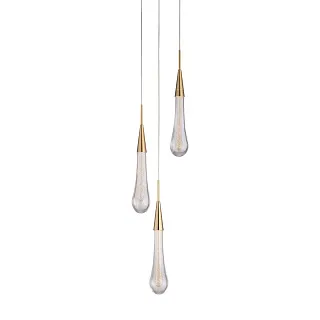 Светильник подвесной Delight Collection Pour MD2060-3A br.brass