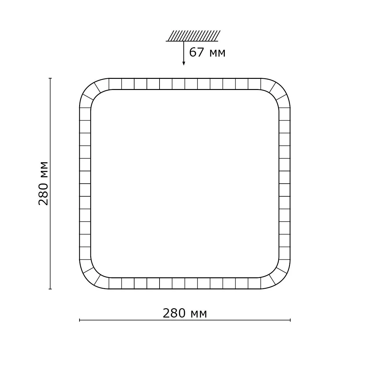 Светильник настенно-потолочный Sonex Karola 2035/CL