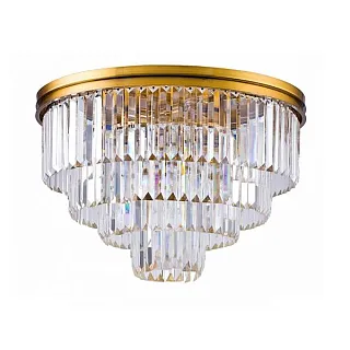 Люстра потолочная Delight Collection 1920s Odeon 9513C/600R gold/clear